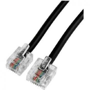 Modular US‑Kabeladapter Hama 8P4C zu 6P4C – 6 m