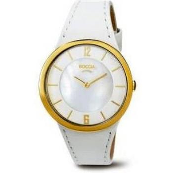 Boccia Damen Quarz Uhrenmodell 3161‑14 – Lederarmband