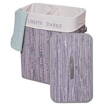 Caja Multi‑Compartimento para Ropa sucia 63x55x34 cm