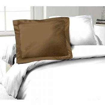 Ensemble de 2 Housses d'Oreiller en Tissu Cotton 50x70 cm Beige by Lovely Home