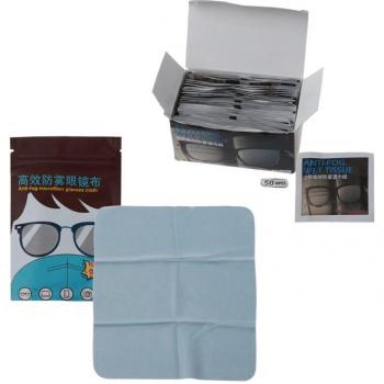50Pcs Anti-Fog Wipes for Glasses Pre-moistened Antifog Lens Wipe Individually Wrapped Disposable Defogger Eyeglass Wipes