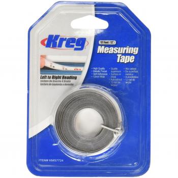 Kreg 860770 Adhesive Backed Measuring Tape Imperial 3.65m