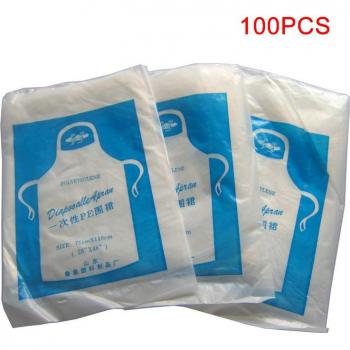 Delantales Desechables 100 Unidades - Impermeables y A Prueba de Aceite