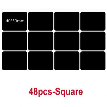 Rewritable Labels - 300/120/48pcs Blackboard Stickers for Home and Office