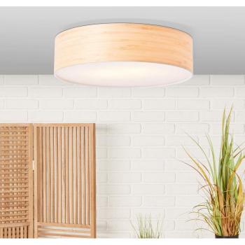 Lampe de Plafond Romm 2L Bois Clair E27