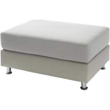 XXL Club Fußhocker – Luxus‑Ottoman aus Leder & Textil für die Club Lounge
