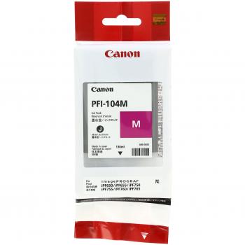 Canon 3631B001 PFI‑104M Magenta Farbdruckpatrone (Standard) – 1 Stück