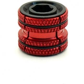 Aluminium Casque VTT & Route – Extension Fourche Carbone – 1/8 28.6 mm – Rouge