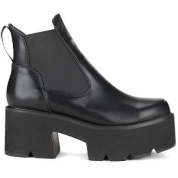 Black Tough Love Chunky Platform Ankle Boots – Size 8