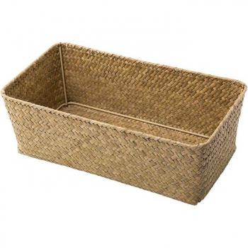 Woven Wicker Laundry Storage Basket
