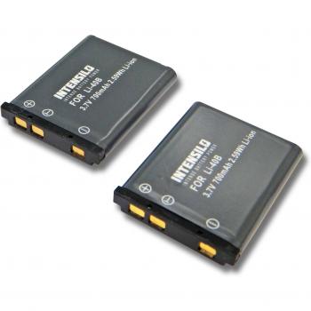 INTENSILO 2X Batería Li-Ion 700mAh para cámaras Olympus