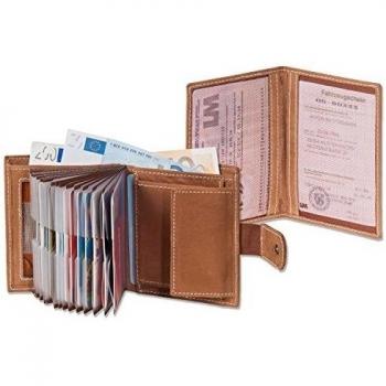 Woodland Portafolio Ultra Pequeño con Tarjeteros Extra