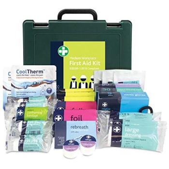Reliance Medical Medium British Standard First Aid Kit – 10 Piece Set