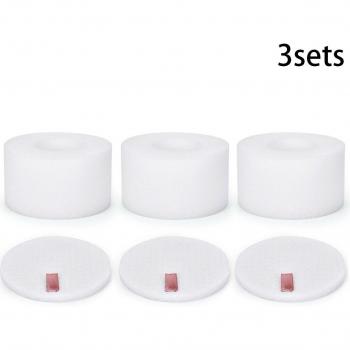 Shark NV601 UK NV601 UKT NV600 UK White Sponge 3-Pack