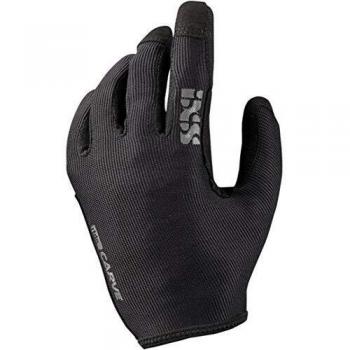 IXS Unisex Carve Gloves – Schwarze MTB-Handschuhe, M