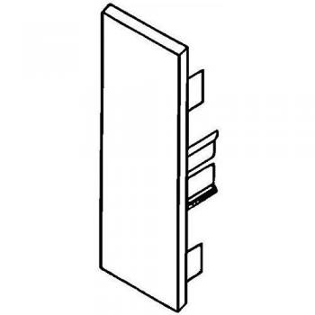 Fensterbankkanal Endstück 62x110 reinweiß RAL 9010 11201