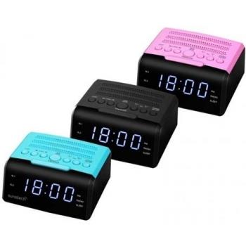 Despertador FM Sunstech FRD35U Preto