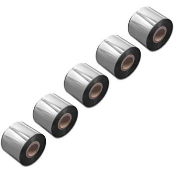Vario III 50mm Black Wax‑Resin Thermal Ribbon – 5 Pack