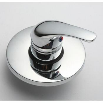 Vidric Round Solid Brass Polished Chrome In-Wall Shower Mixer