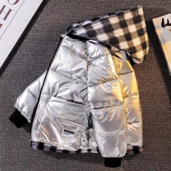 Plaid Wasserfeste Jacke für Jungen