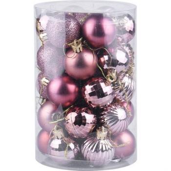 Boules scintillantes de Noël – Pack 34 pièces 40 mm