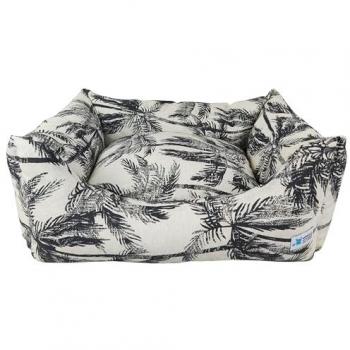 Cuna Mullida Palmeras para Perros y Gatos Talla S - 50 x 38 x 20 cm