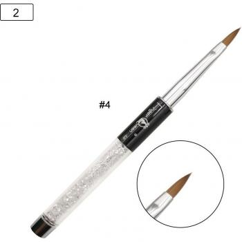 Acrylic Nail Art Brush Kolinsky Sable Hair #4