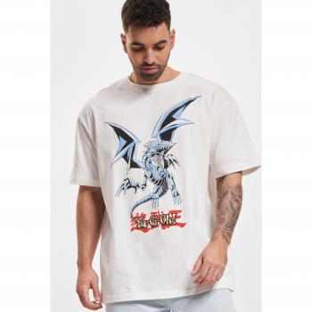 Camiseta Premium Oversize Yu‑Gi‑Oh Dragon Blanco y Azul