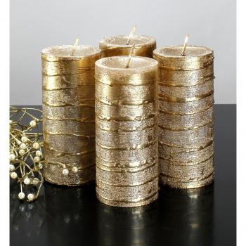 Adventskerzen VELO Gold 4er Pack