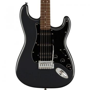 Squier Affinity Series Stratocaster HSS Pack IL Charcoal Frost Metallic kit débutant guitare électrique