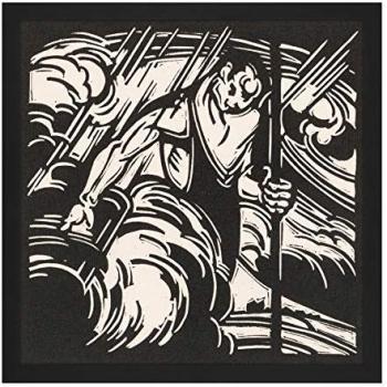 Rainfall Iconography – Henri Jonas, 16x16 Square Print