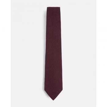 Silbon - Corbata burdeos con estructura