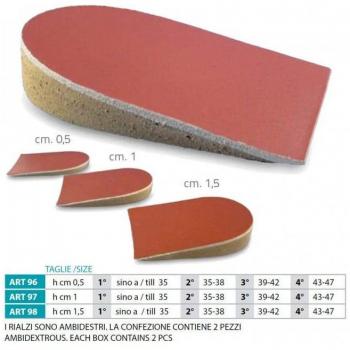 Orione Ok Ped 98 Rialzo Tallone H 1,5cm Taglia 4