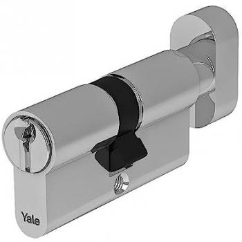 Yale 500 cilindro con pomolo 30‑50 nichelato – design europeo