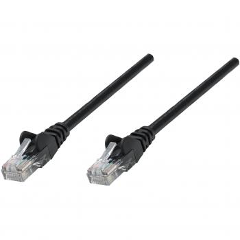 Intellinet KB001568 Cat5e RJ45 Male to Male UTP Network Cable, 3 Meter Length, Black