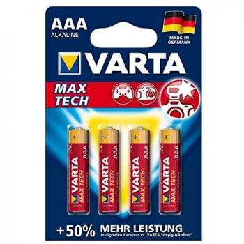 Pilha Alcalina LongLife Max Power AAA 4 unidades VARTA