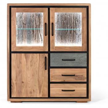 Buffet Élégant en Acacia 110cm