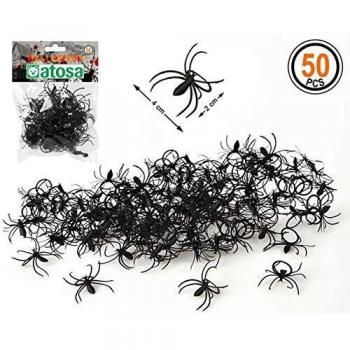 Decoración para Halloween Negro Multicolor (1 Pieza) (50 Unidades)