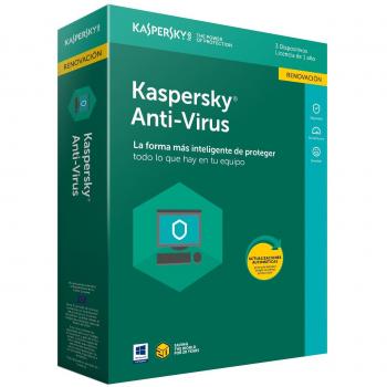 Kaspersky Lab Anti-Virus 2018 Renovación