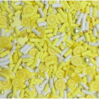 100g Colorful Polymer Clay Fruit Slices for DIY Accessories