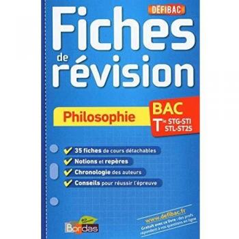 DEFIBAC FICHES PHILO TERM STG