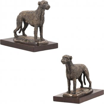 Brown Irish Wolfhound Trophy Figurine