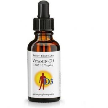 Krauterhaus Sanct Bernhard - Gotas de Vitamina D3 25 mcg 30 ml