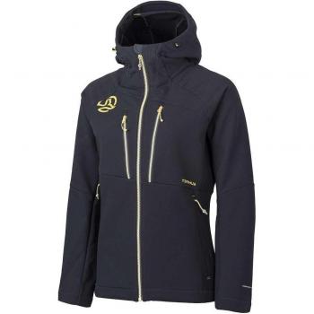 Lokkta SoftShell Chaqueta Ternua con Capucha Negra, Mujer L