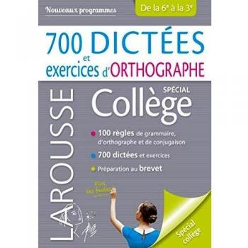 700 dictées et exercices d'orthographe