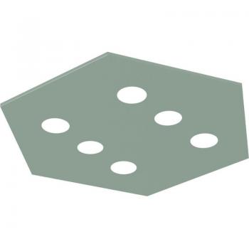 LUMICOM River Hex 6x Wandlampe Einfarbig