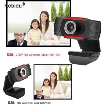 HD 720P USB Rotating Webcam with Microphone