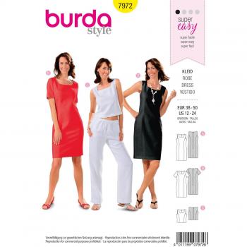 Burda Schnitt 7972 Leinenkleid und Top