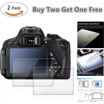 2 Pack 9H Tempered Glass LCD Screen Protector for Nikon D4S