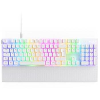 NZXT Function 2 Gaming Keyboard USB UK English White